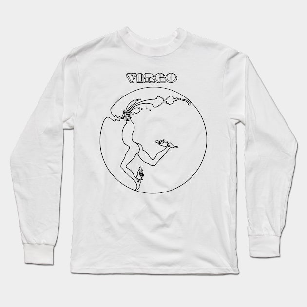 VIRGO Long Sleeve T-Shirt by TheCosmicTradingPost